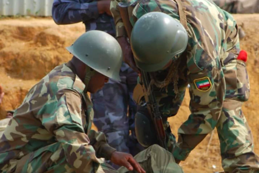 Militares del régimen de Guinea Ecuatorial.