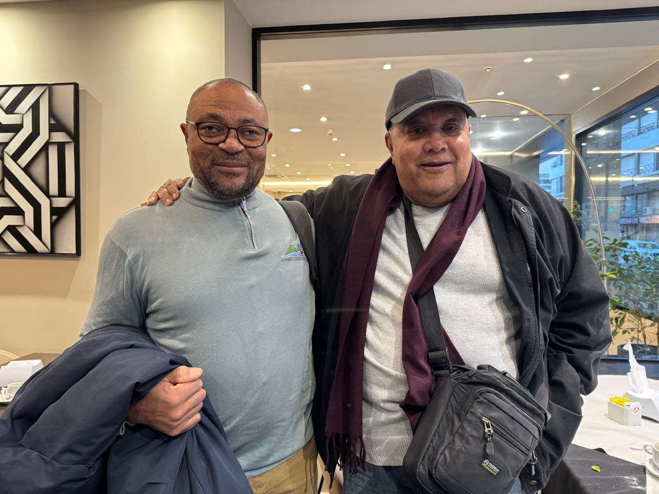 Orlando Cartagena Lagar y Romero Rodríguez, flamante Embajador de la República de Annobón en Uruguay.