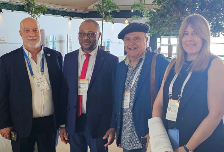 Orlando Cartagena Lagar, en la Cumbre de Mercociudades de Brasil, junto a líderes de Latinoamérica.