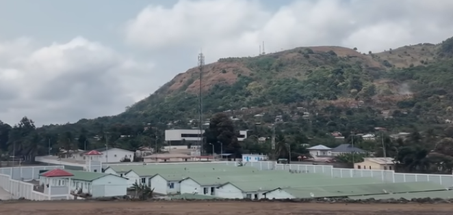 La Base Militar del régimen de Guinea Ecuatorial en Annobón, donde funcionan las salas de tortura.