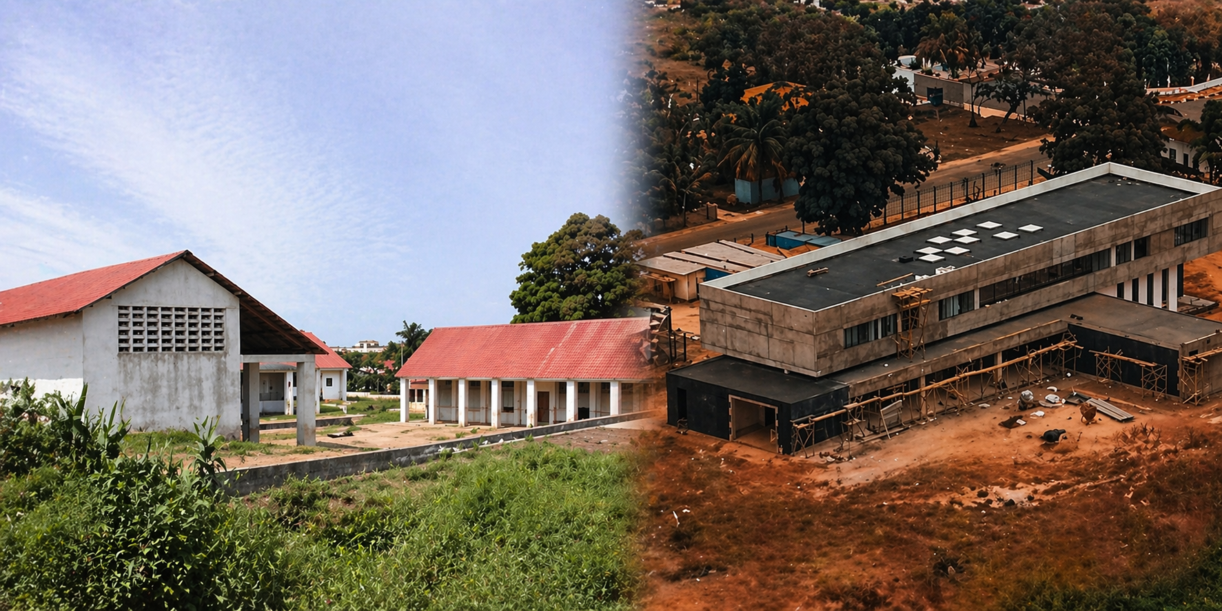 La escuela de Annobón fue destruida para construir una casa para el dictador.