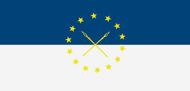 La bandera oficial de Röl Naath.