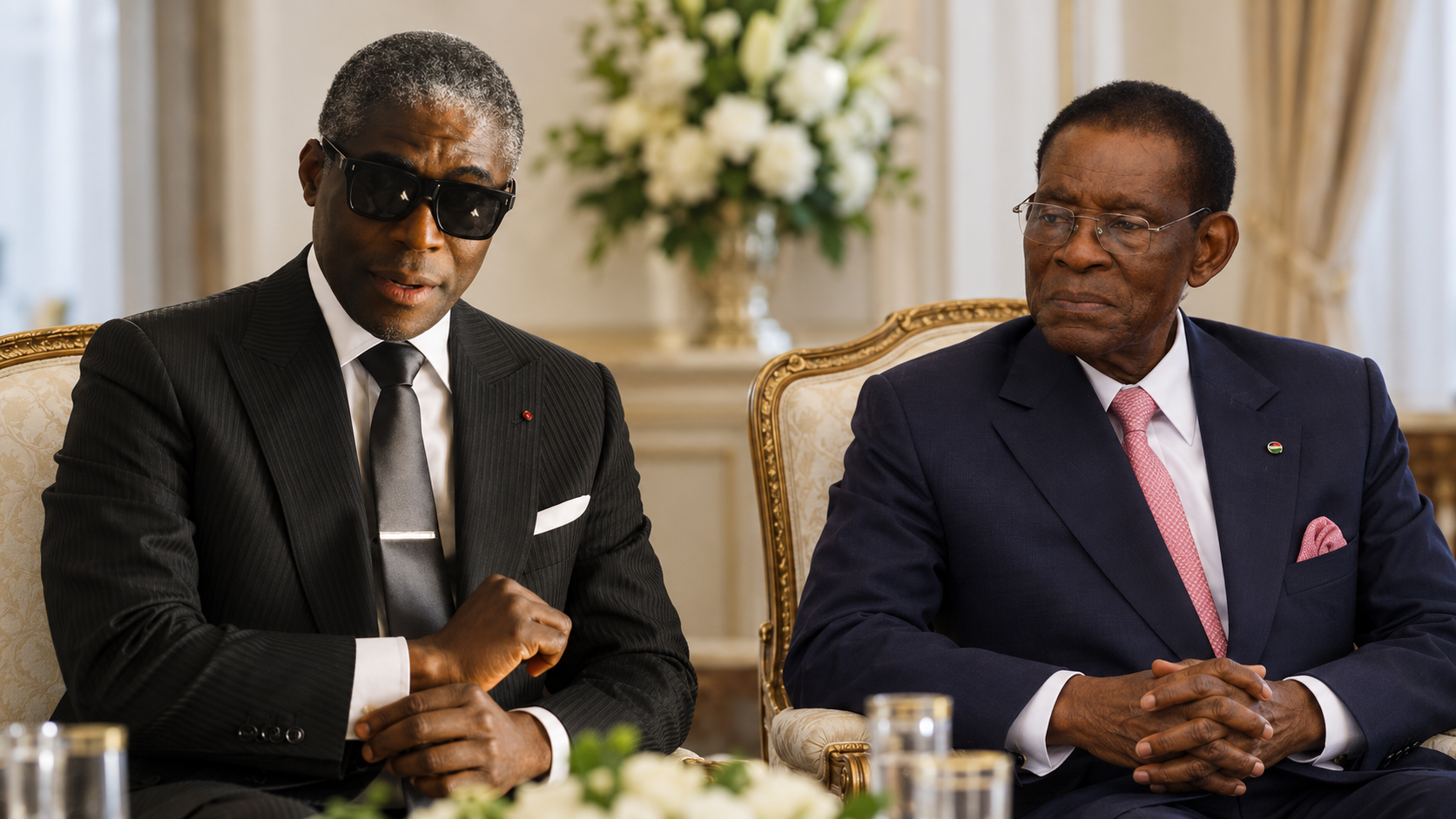 Teodoro Nguema Obiang y su padre Teodoro Obiang Nguema, las caras detrás de la violación sistemática de derechos humanos en Guinea Ecuatorial.